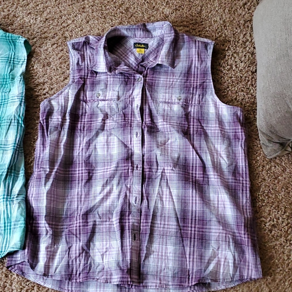 Cabelas plaid shirt